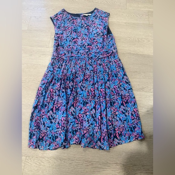 Boden Sleevless Floral Mini Dress Size 18L - Picture 1 of 4